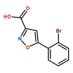 RHAWN 5-(2-bromophenyl)-3-isoxazolecarboxylic acid
