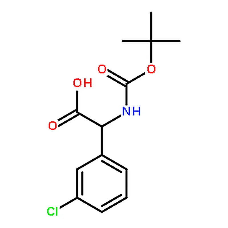 RHAWN 2-((tert-Butoxycarbonyl)amino)-2-(3-chlorophenyl)acetic acid