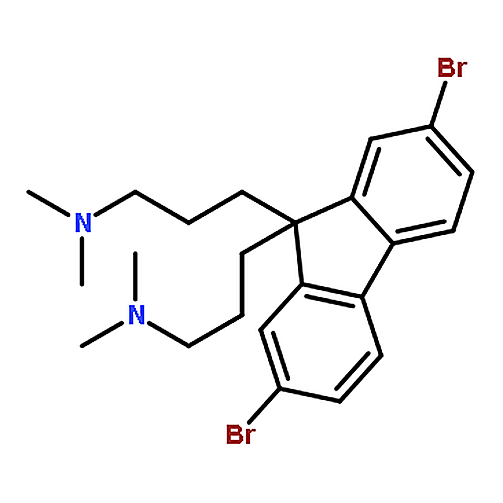 RHAWN 2,7-Dibromo-9,9-bis[3-(dimethylamino)propyl]fluorene