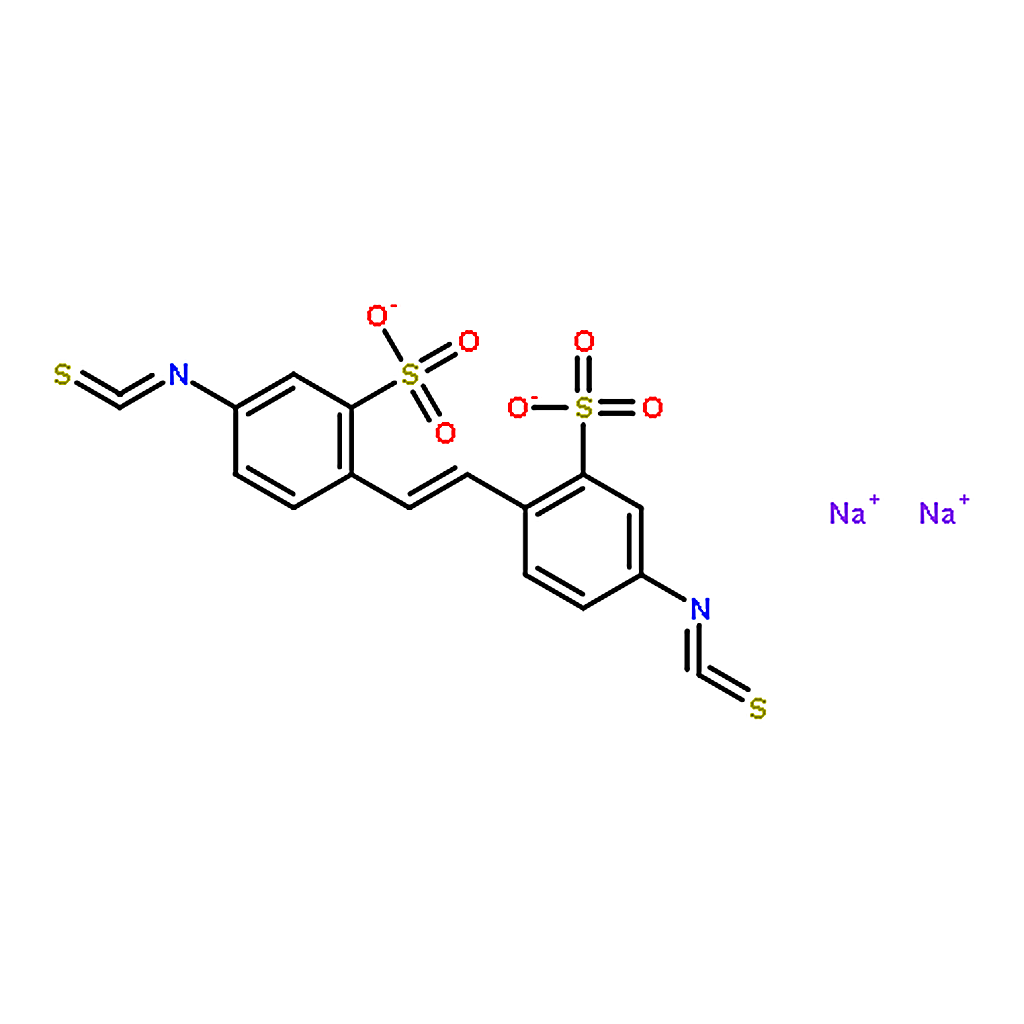 RHAWN DIDS  [4,4'-Diisothiocyanatostilbene-2,2'-disulfonic acid, disodium salt]