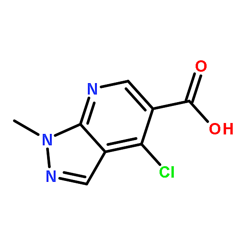 RHAWN 4-Chloro-1-methyl-1H-pyrazolo[3，4-b]pyridine-5-carboxylic acid
