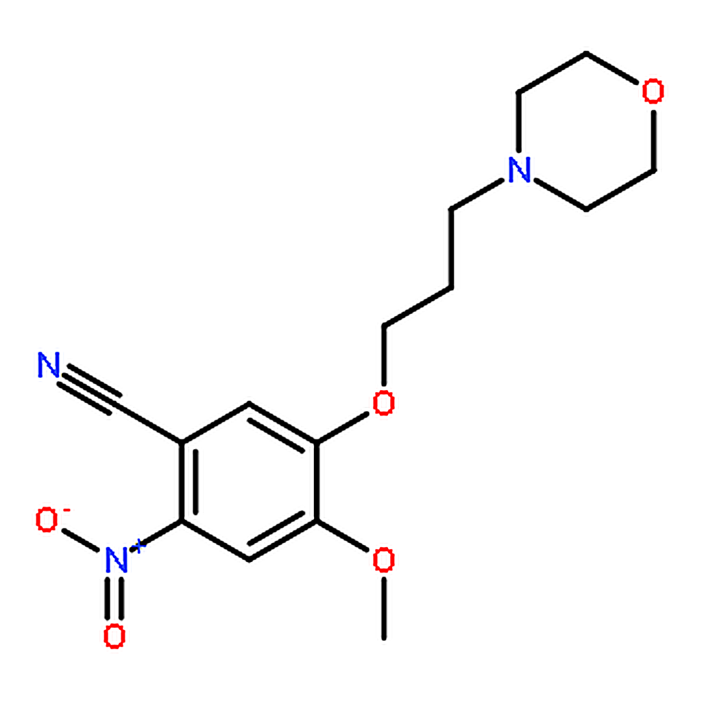 RHAWN 4-Methoxy-5-(3-morpholinopropoxy)-2-nitrobenzonitrile
