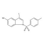 RHAWN 3-Iodo-1-tosyl-1H-indole-5-carbonitrile