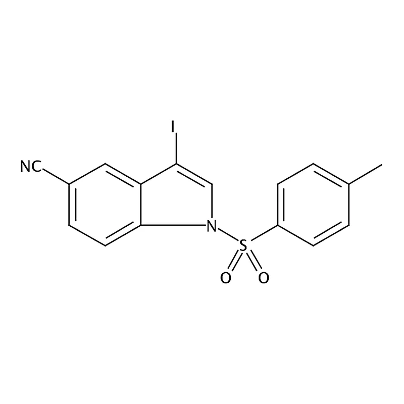 RHAWN 3-Iodo-1-tosyl-1H-indole-5-carbonitrile