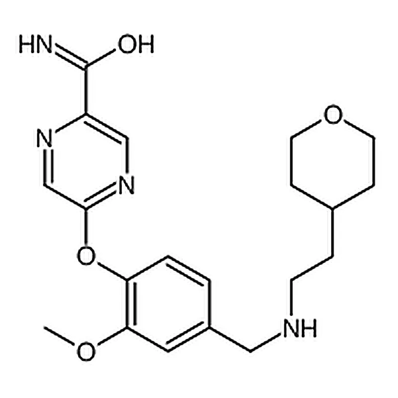 RHAWN 5-(2-Methoxy-4-(((2-(tetrahydro-2H-pyran-4-yl)ethyl)amino)methyl)phenoxy)pyrazine-2-carboxam