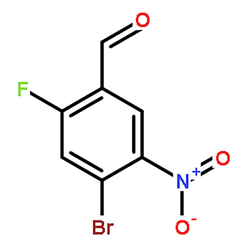 RHAWN 4-Bromo-2-fluoro-5-nitrobenzaldehyde
