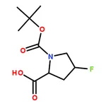 RHAWN (2R,4R)-1-(tert-Butoxycarbonyl)-4-fluoropyrrolidine-2-carboxylic acid
