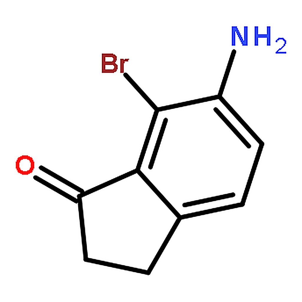 RHAWN 6-Amino-7-bromo-2,3-dihydro-1H-inden-1-one