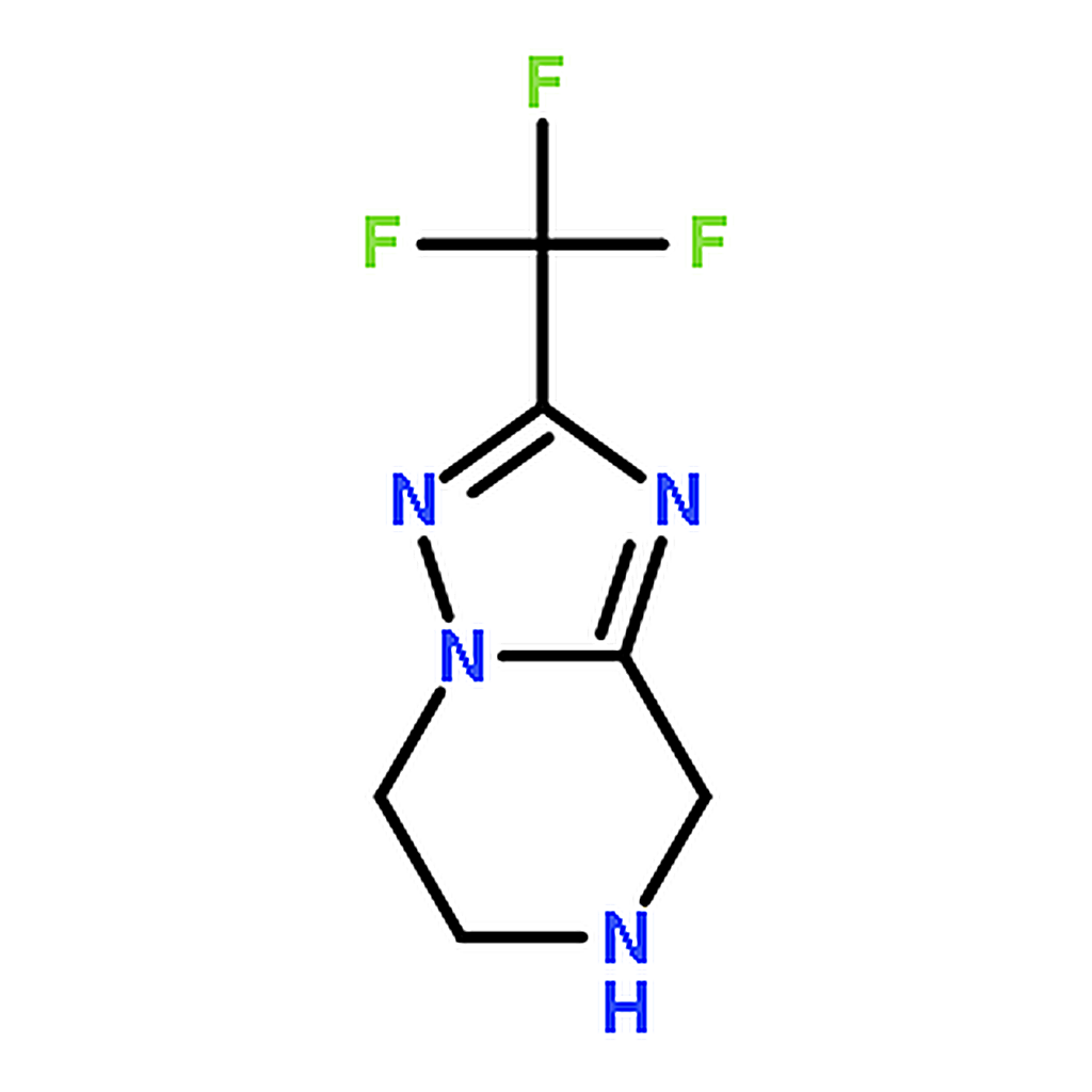 RHAWN 2-(Trifluoromethyl)-5，6，7，8-tetrahydro[1，2，4]triazolo[1，5-a]pyrazine