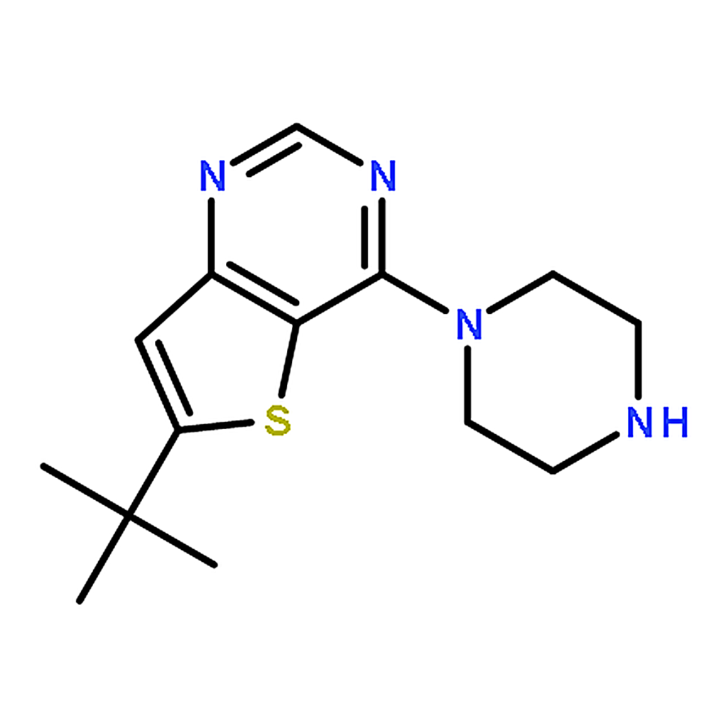 RHAWN 6-(tert-Butyl)-4-(piperazin-1-yl)thieno[3,2-d]pyrimidine