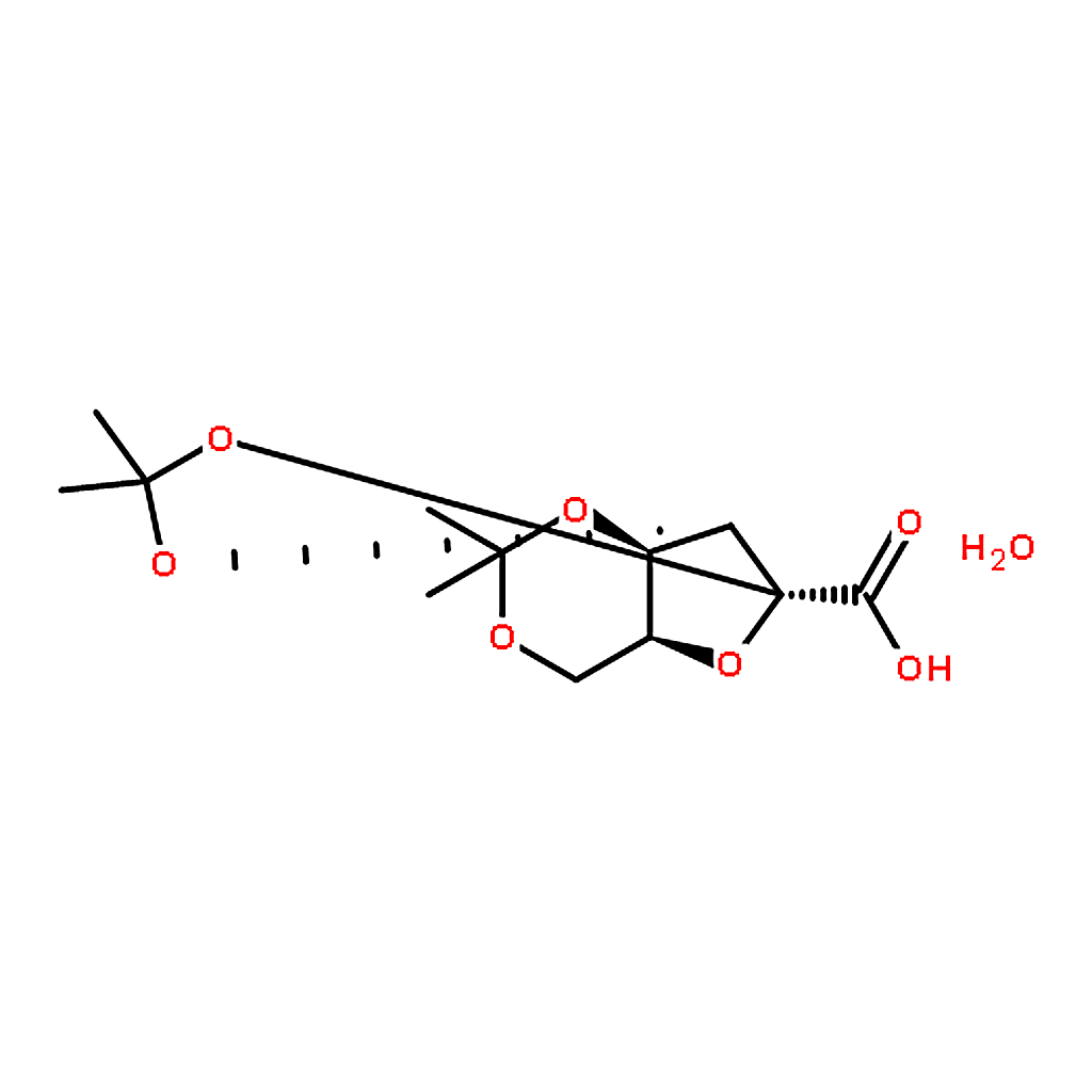 RHAWN (-)-2,3:4,6-Di-O-isopropylidene-2-keto-L-gulonic acid monohydrate