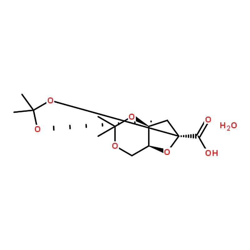 RHAWN (-)-2,3:4,6-Di-O-isopropylidene-2-keto-L-gulonic acid monohydrate