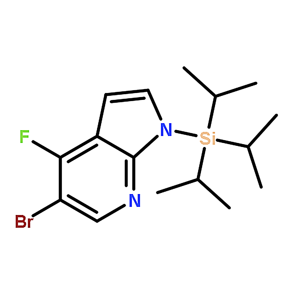 RHAWN 5-Bromo-4-Fluoro-1-(Triisopropylsilyl)-1H-Pyrrolo[2，3-B]Pyridine