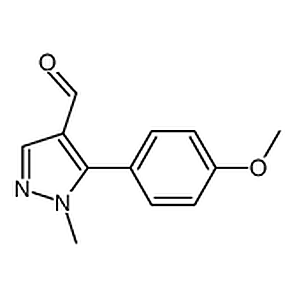 RHAWN 5-(4-Methoxyphenyl)-1-methyl-1H-pyrazole-4-carbaldehyde