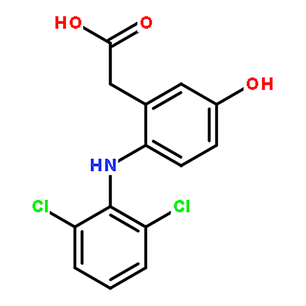 RHAWN 2-(2-((2,6-Dichlorophenyl)amino)-5-hydroxyphenyl)acetic acid