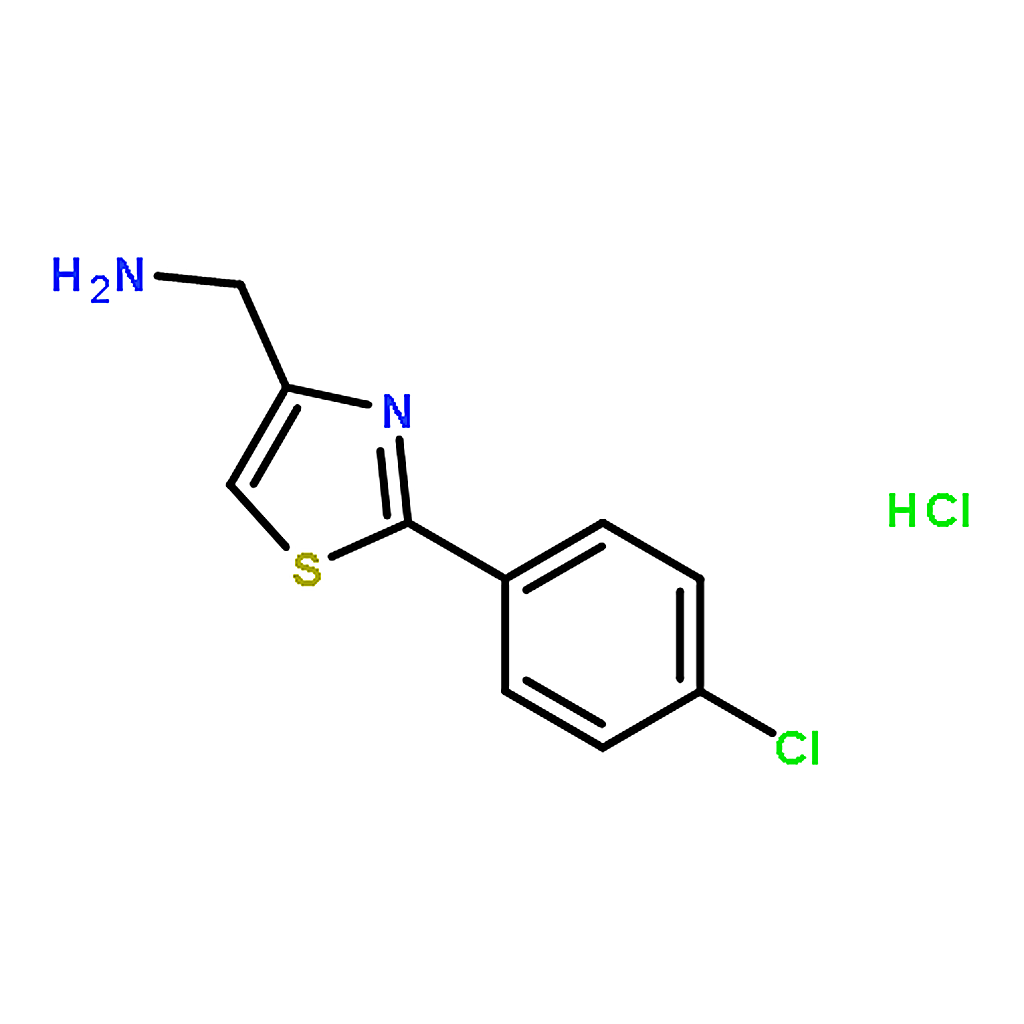 RHAWN (2-(4-Chlorophenyl)thiazol-4-yl)methanamine hydrochloride