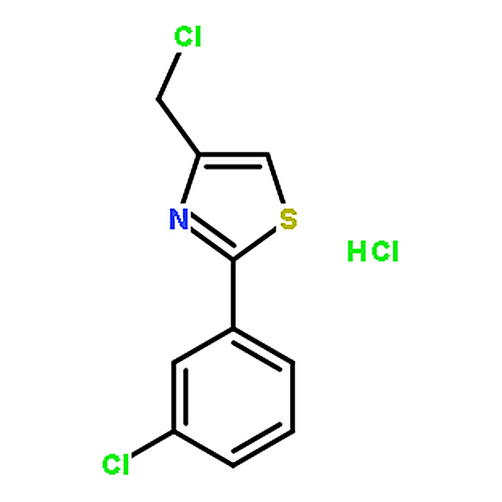 RHAWN 4-(Chloromethyl)-2-(3-chlorophenyl)thiazole hydrochloride