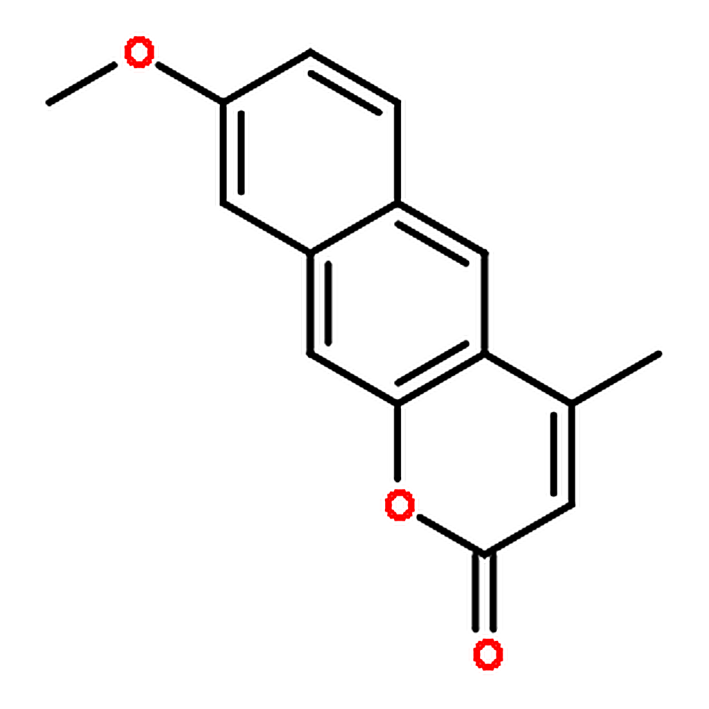 RHAWN 8-Methoxy-4-methylbenzo[<i>g</i>]coumarin