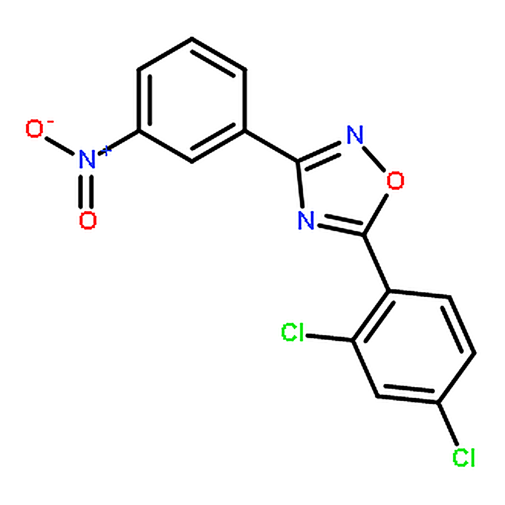 RHAWN 5-(2，4-Dichlorophenyl)-3-(3-nitrophenyl)-1，2，4-oxadiazole