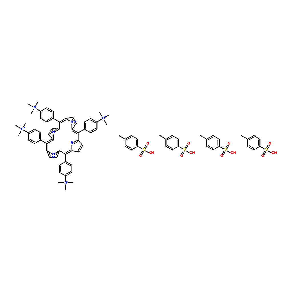 RHAWN 5，10，15，20-TETRAKIS[4-(TRIMETHYLAMMONIO)PHENYL]-21H，23H-PORPHINE TETRA-P-TOSYLATE SALT