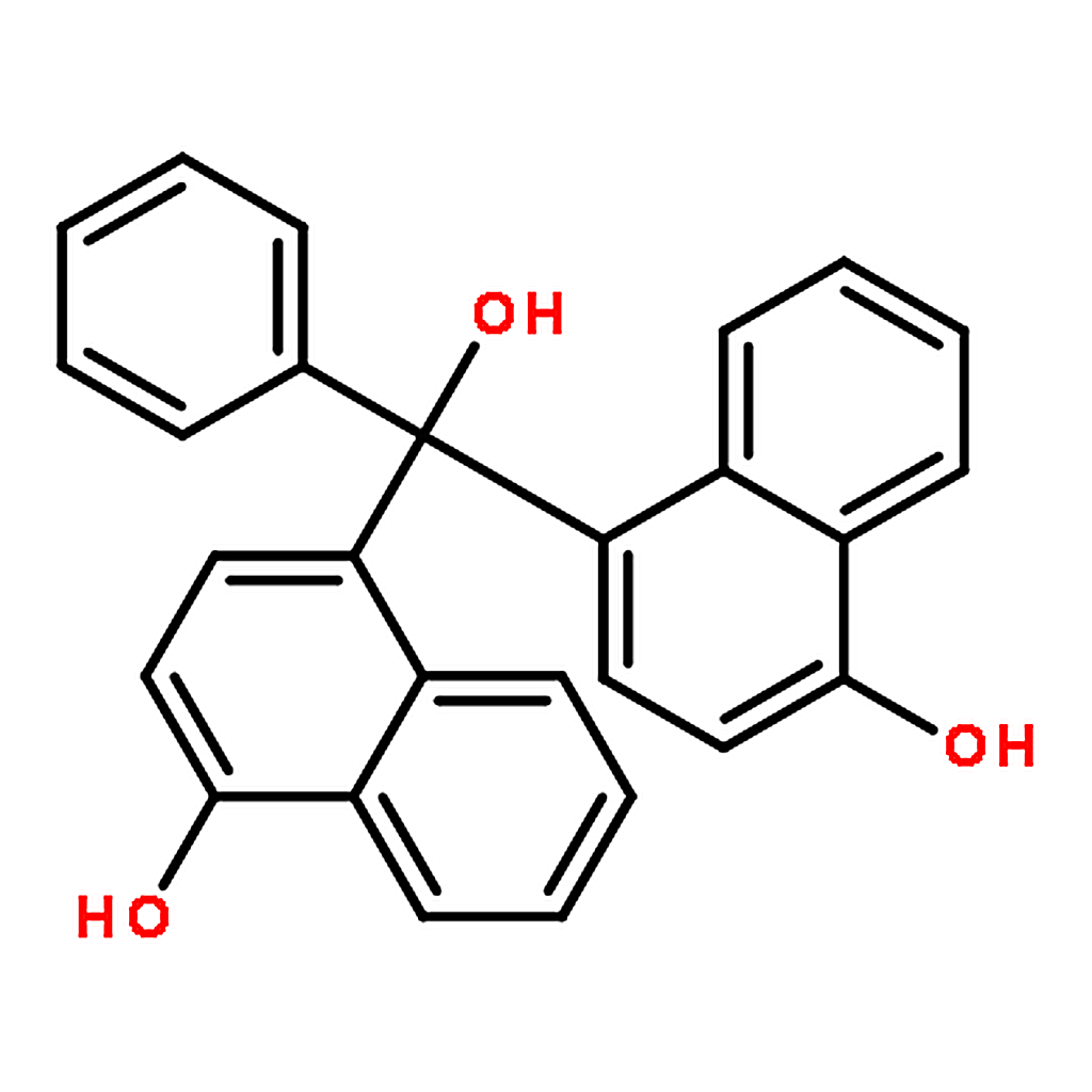 RHAWN Bis-(4-hydroxy-1-naphthyl)phenylmethanol