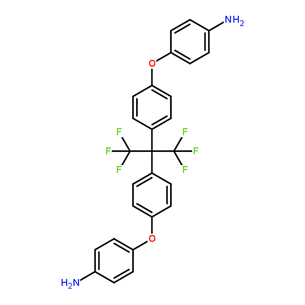 RHAWN 4,4'-(Hexafluoroisopropylidene)bis(p-phenyleneoxy)dianiline