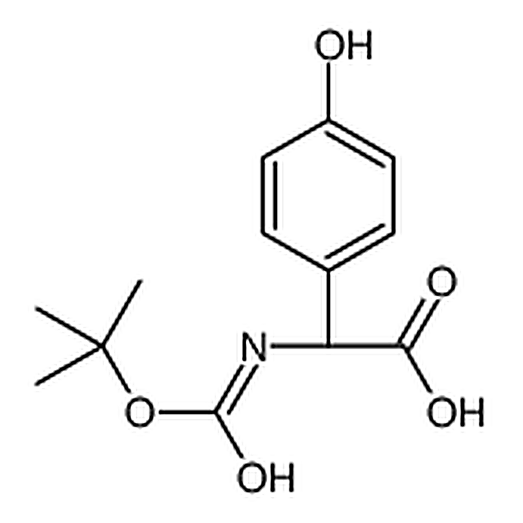 RHAWN (S)-2-((tert-Butoxycarbonyl)amino)-2-(4-hydroxyphenyl)acetic acid
