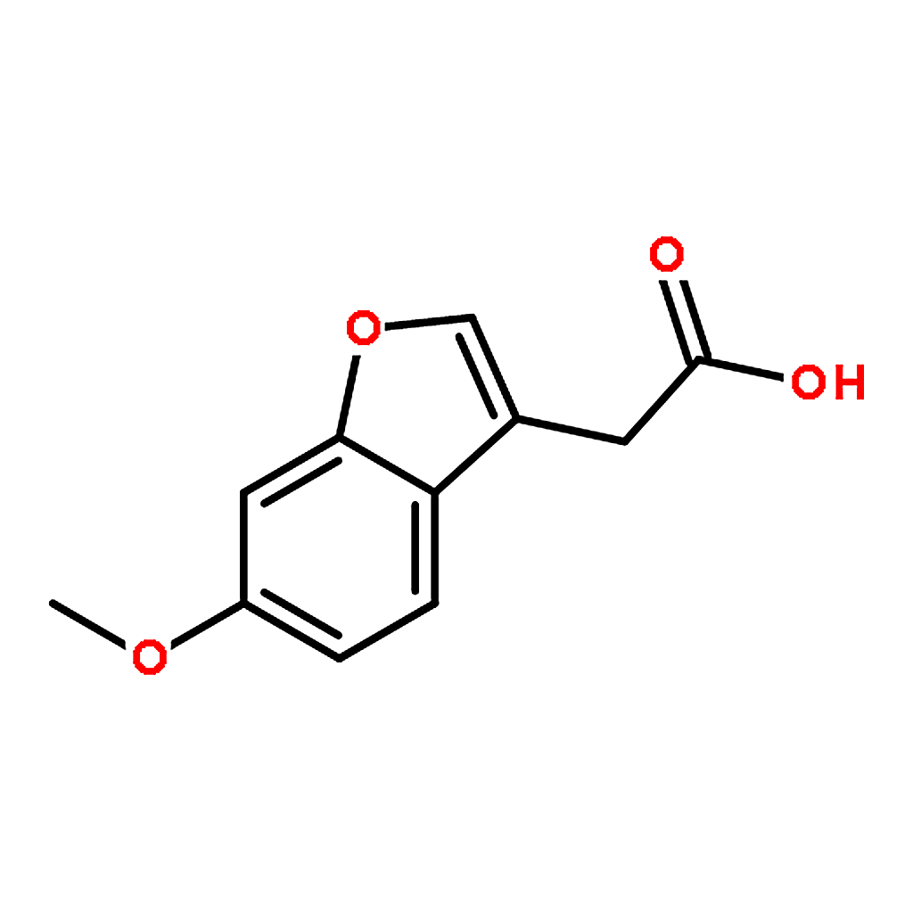 RHAWN 2-(6-Methoxybenzofuran-3-yl)acetic acid