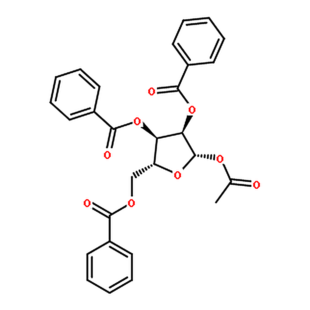 RHAWN -D-Ribofuranose 1-acetate 2,3,5-tribenzoate