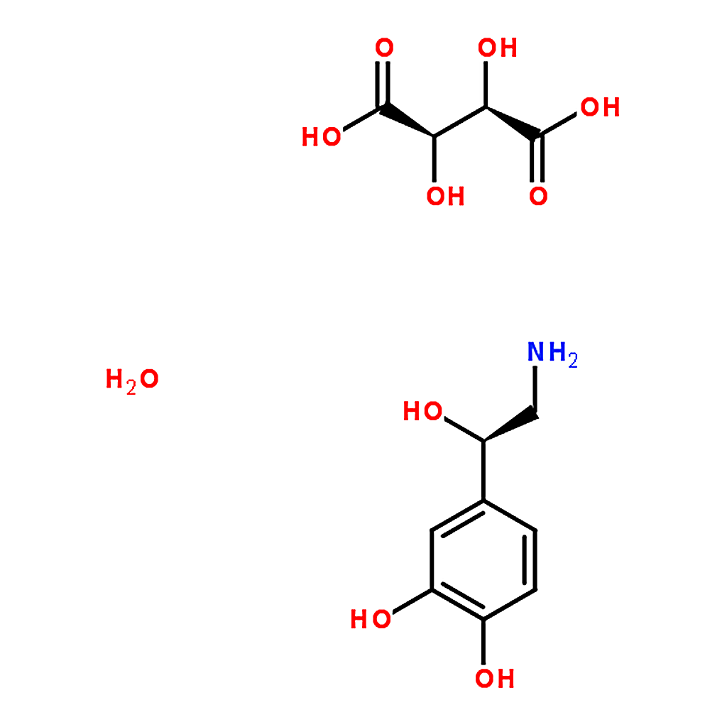 RHAWN L-4-(2-Amino-1-hydroxyethyl)-1,2-benzenediol bitartrate