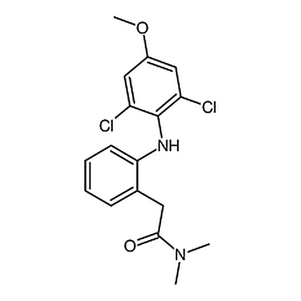 RHAWN 2-(2-((2，6-Dichloro-4-methoxyphenyl)amino)phenyl)-N，N-dimethylacetamide