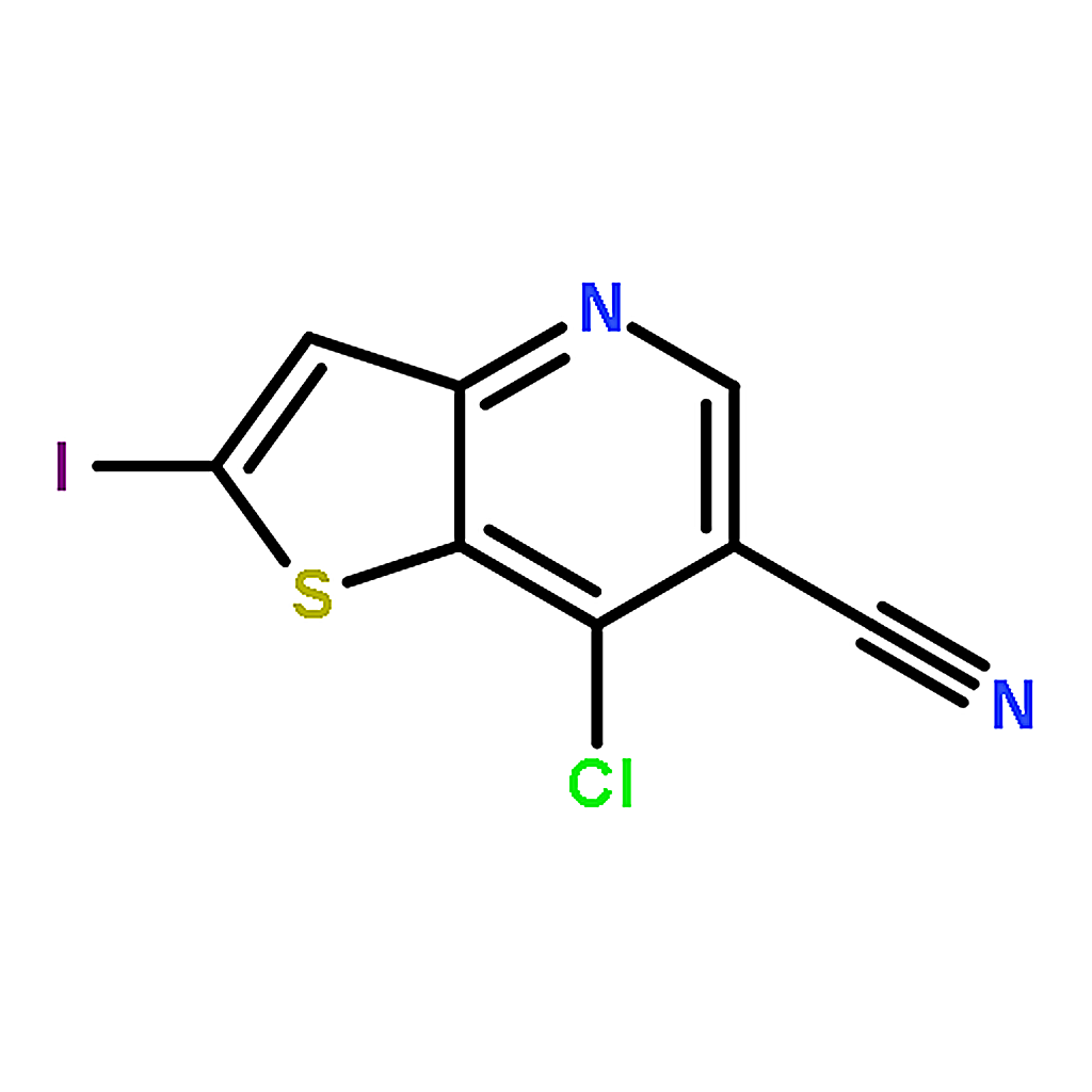 RHAWN 7-Chloro-2-iodothieno[3，2-b]pyridine-6-carbonitrile