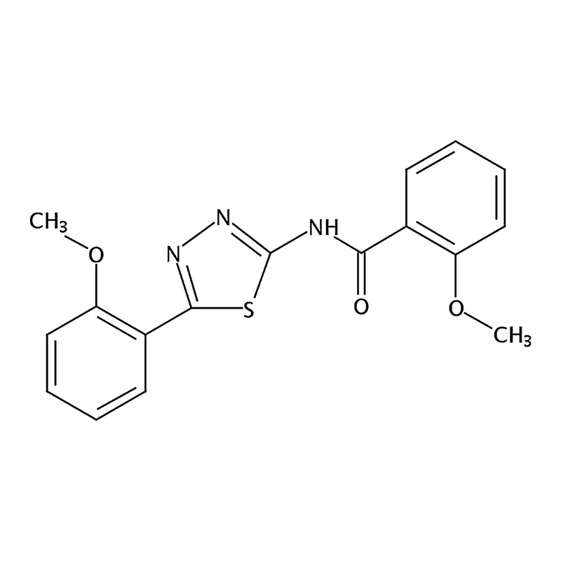 RHAWN 2-Methoxy-N-(5-(2-methoxyphenyl)-1,3,4-thiadiazol-2-yl)benzamide