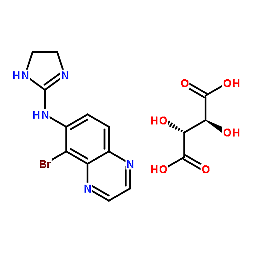 RHAWN 5-Bromo-N-(4，5-Dihydro-1H-Imidazol-2-yl)-6-Quinoxalinamine Tartrate