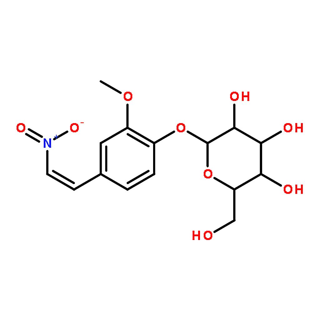 RHAWN 2-Methoxy-4-(2-nitrovinyl)phenyl -D-glucopyranoside
