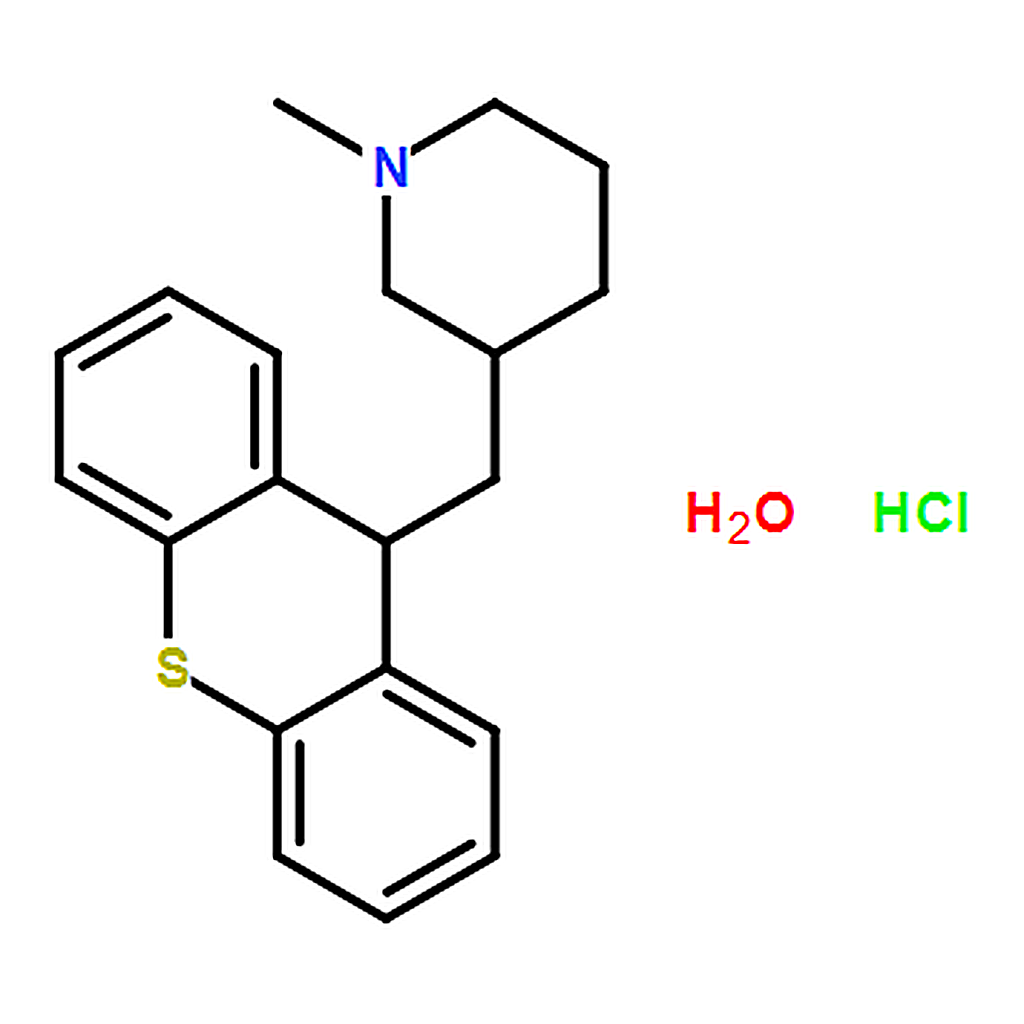 RHAWN 3-((9H-Thioxanthen-9-yl)methyl)-1-methylpiperidine hydrochloride hydrate