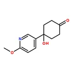 RHAWN 4-Hydroxy-4-(6-methoxypyridin-3-YL)cyclohexanone