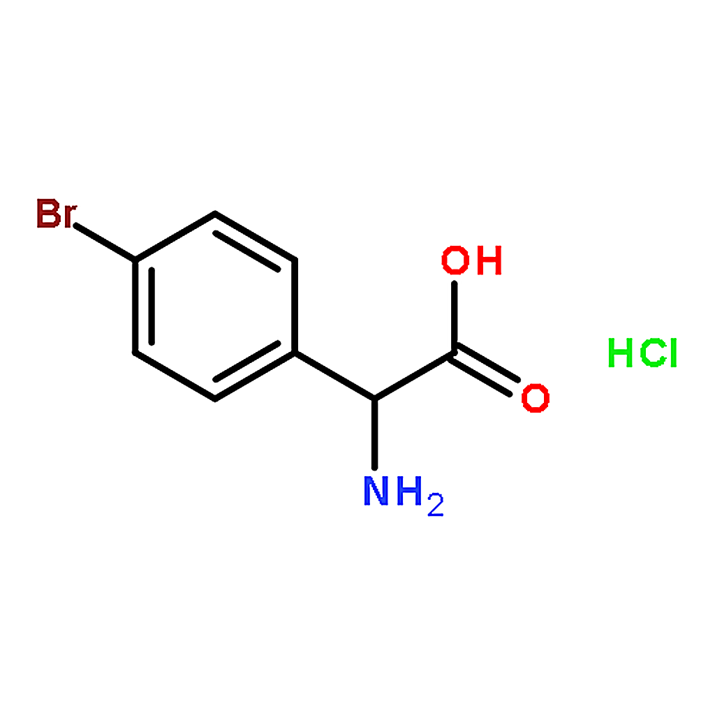 RHAWN 2-Amino-2-(4-bromophenyl)acetic acid hydrochloride