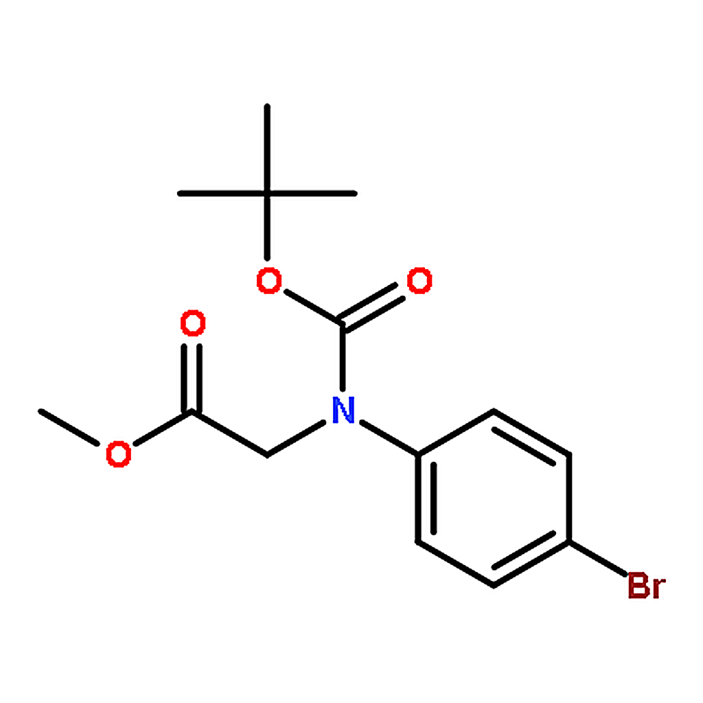 RHAWN Methyl 2-(4-bromophenyl)-2-((tert-butoxycarbonyl)amino)acetate