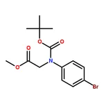 RHAWN Methyl 2-(4-bromophenyl)-2-((tert-butoxycarbonyl)amino)acetate
