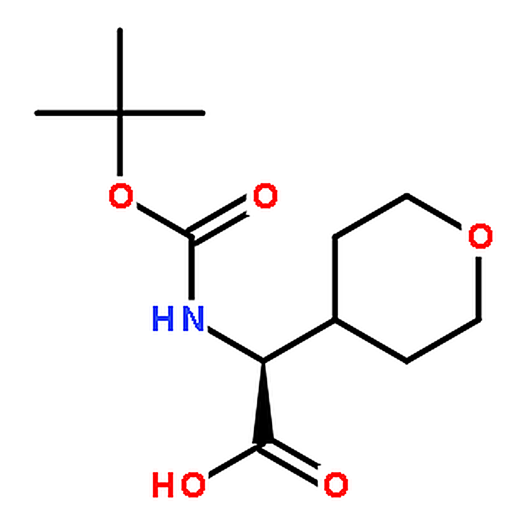 RHAWN (S)-2-((tert-Butoxycarbonyl)amino)-2-(tetrahydro-2H-pyran-4-yl)acetic acid