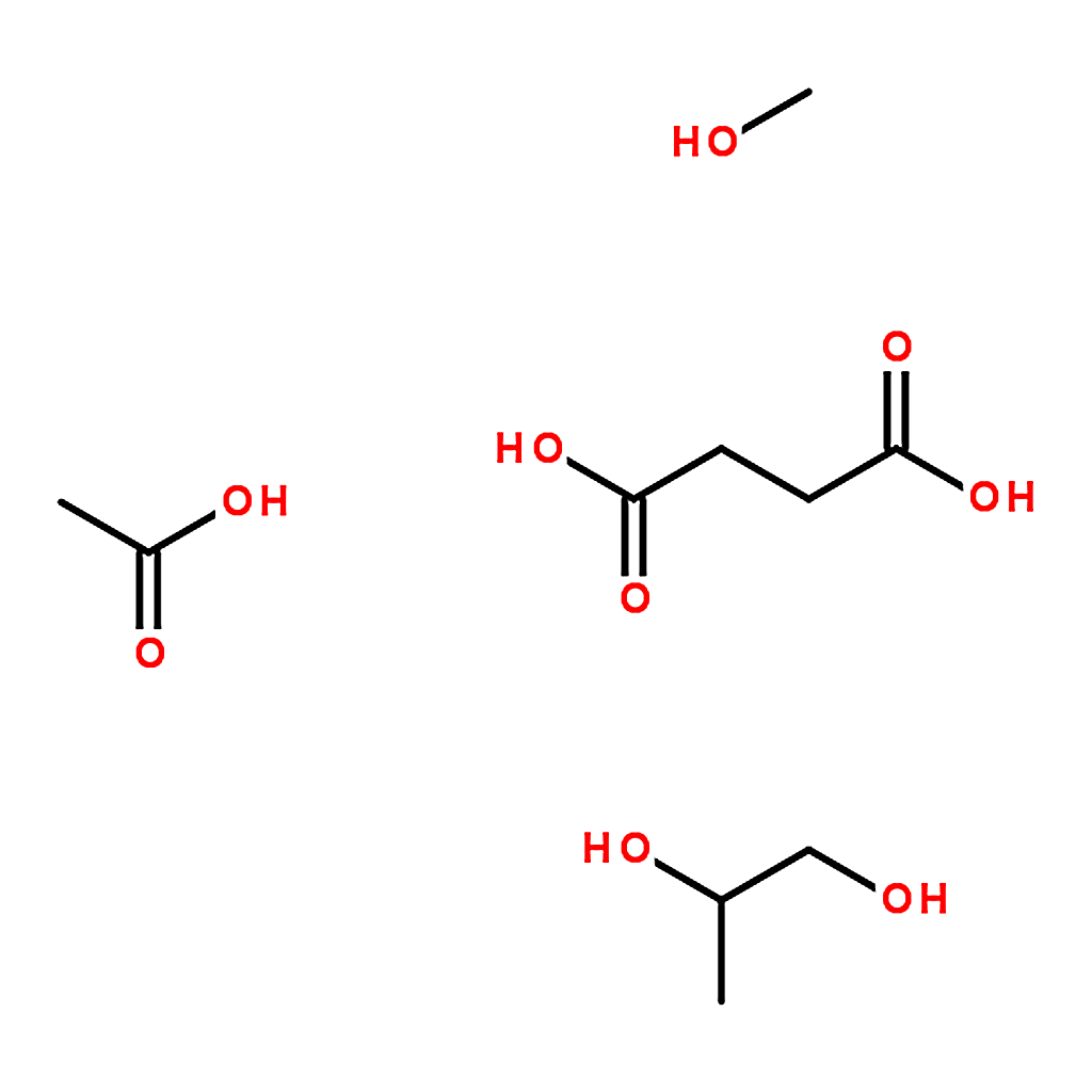 RHAWN acetic acid, methanol, propane-1,2-diol, succinic acid