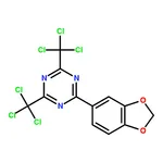 RHAWN 2-(1,3-Benzodioxol-5-yl)-4,6-bis(trichloromethyl)-1,3,5-triazine