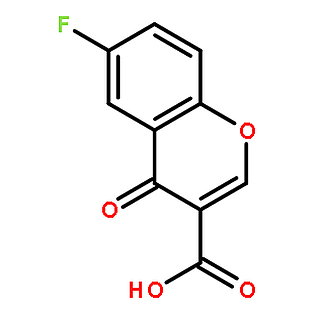 RHAWN 6-Fluoro-4-oxo-4H-chromene-3-carboxylicacid