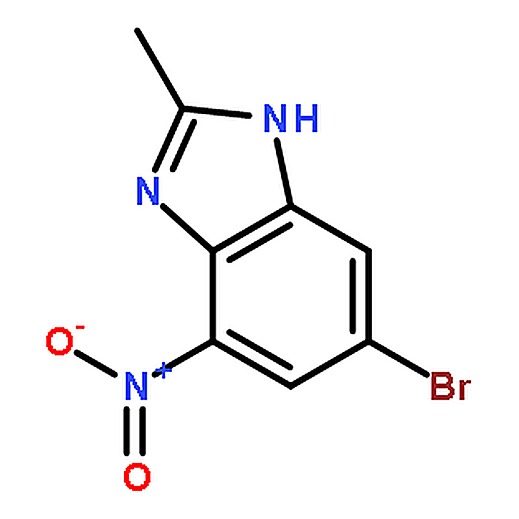RHAWN 6-Bromo-2-methyl-4-nitro-1H-benzo[d]imidazole