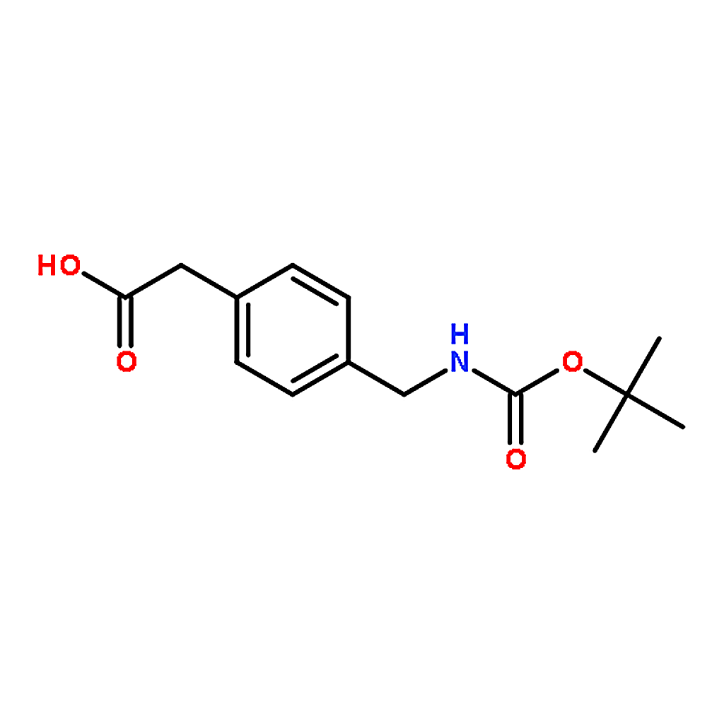 RHAWN 2-(4-(((tert-Butoxycarbonyl)amino)methyl)phenyl)acetic acid