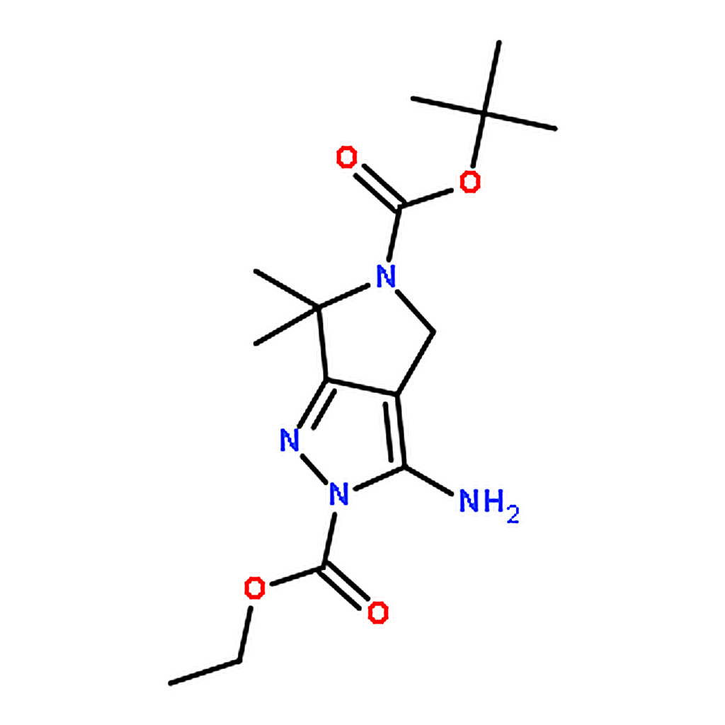 RHAWN 5-tert-Butyl 2-ethyl 3-amino-6，6-dimethylpyrrolo[3，4-c]pyrazole-2，5(4H，6H)-dicarboxylate