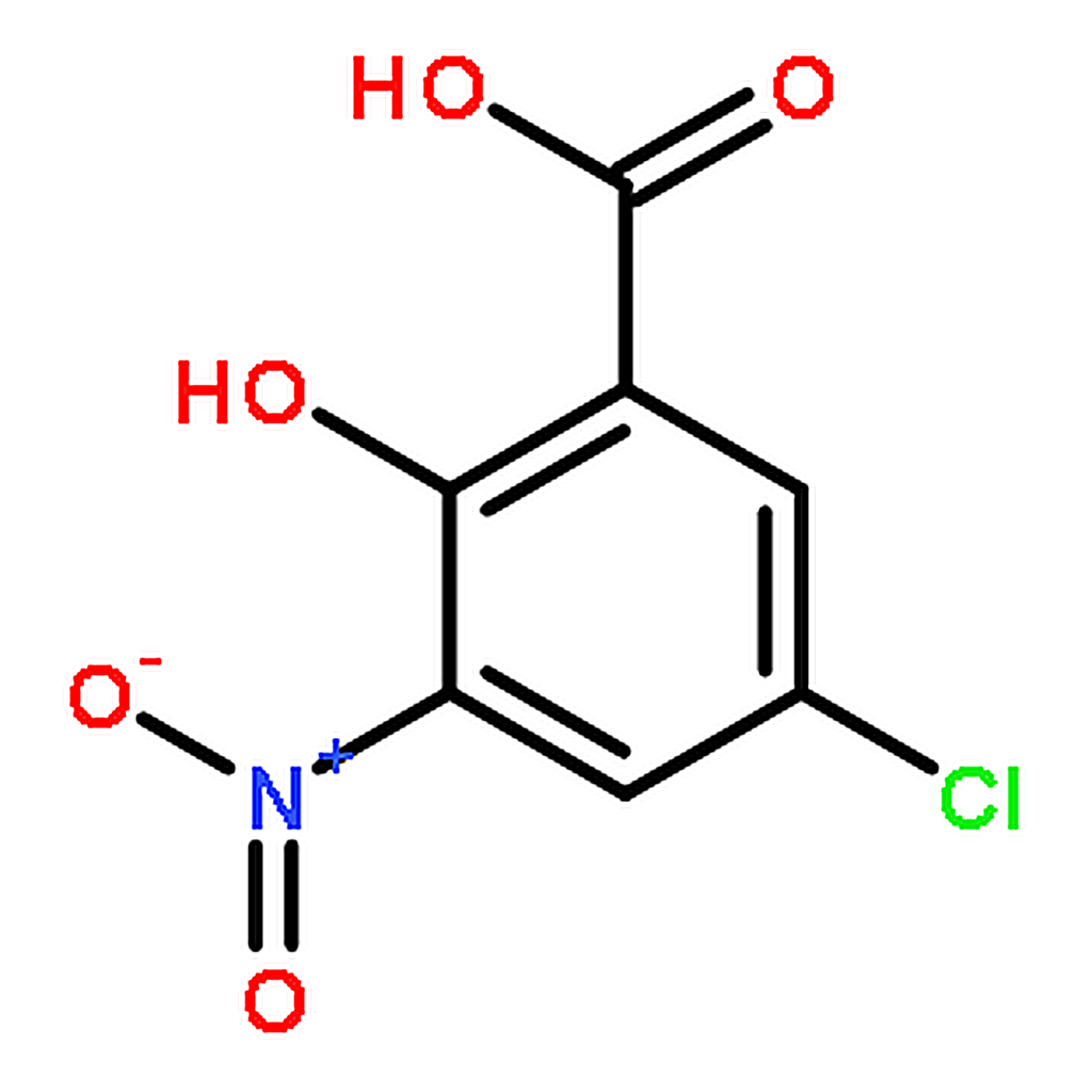 RHAWN 5-Chloro-2-hydroxy-3-nitrobenzoicacid