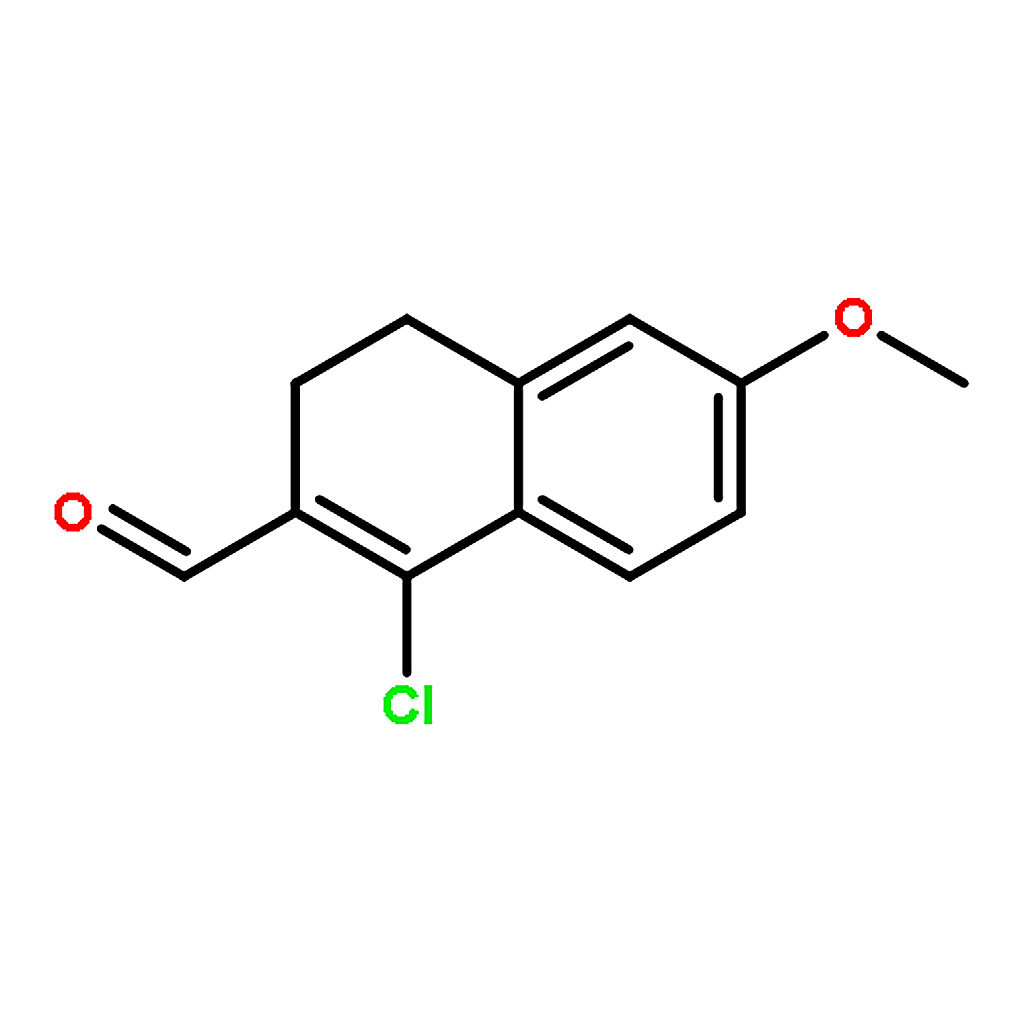 RHAWN 1-chloro-6-methoxy-3,4-dihydro-2-naphthalenecarbaldehyde