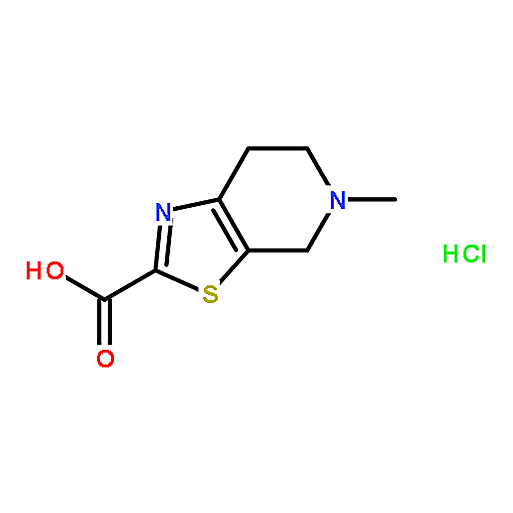 RHAWN 5-Methyl-4，5，6，7-tetrahydrothiazolo[5，4-c]pyridine-2-carboxylic acid hydrochloride